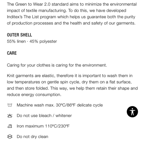 Zara LINEN BLEND KNIT MINI DRESS - Picture 10 of 10